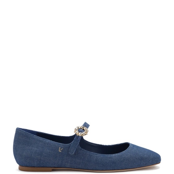 Blair Ballet Flat In Blue Denim 6 - Picture 6 of 7